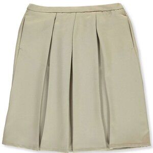 French Toast SV9217 Girls Below The Knee Skirt w/Pockets Khaki